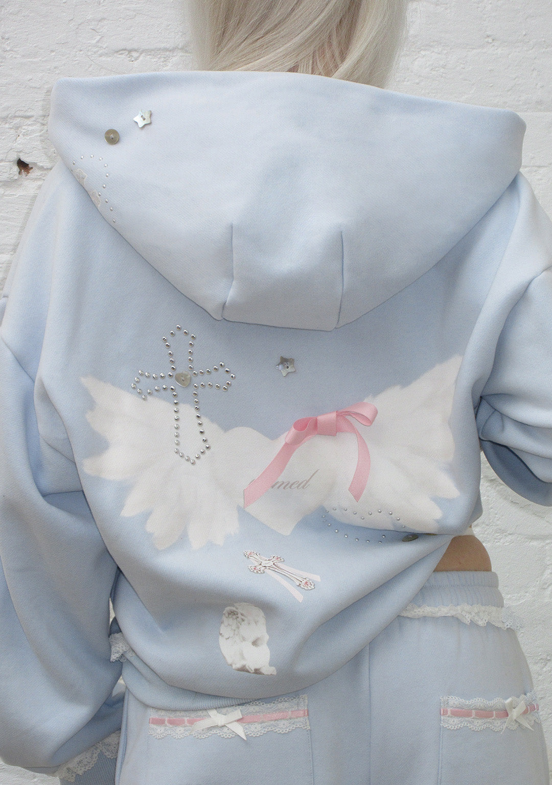 Whisper Zip Hoodie Baby Blue – NAMED COLLECTIVE®