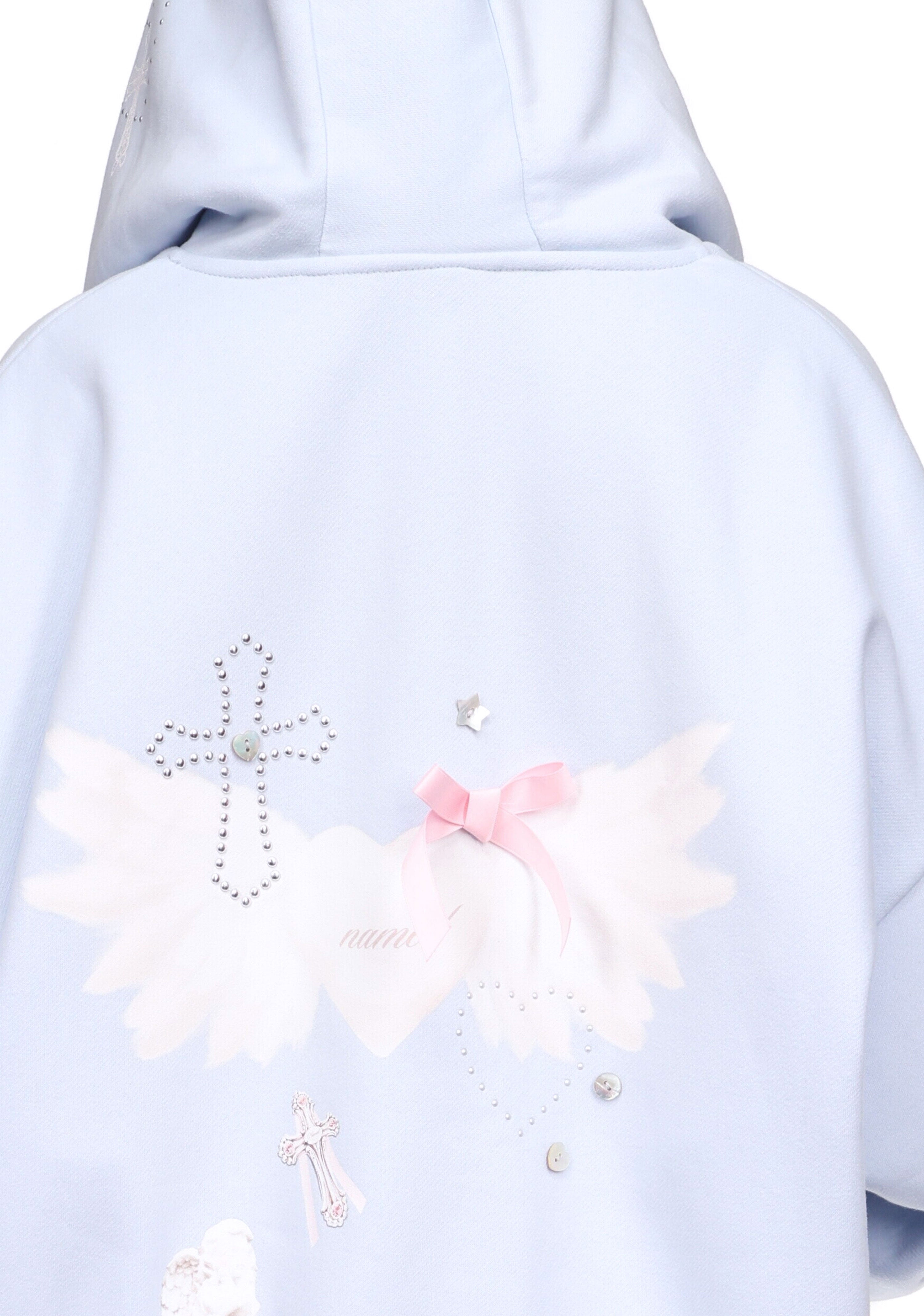 Whisper Zip Hoodie Baby Blue – NAMED COLLECTIVE®