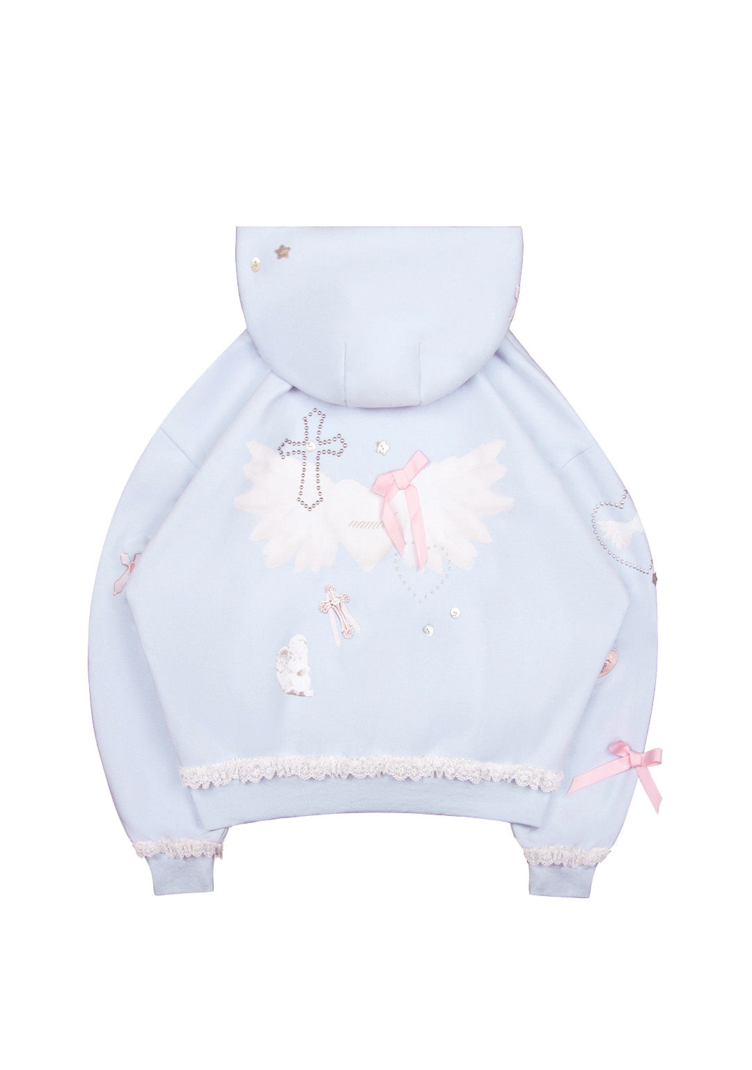 Whisper Zip Hoodie Baby Blue – NAMED COLLECTIVE®
