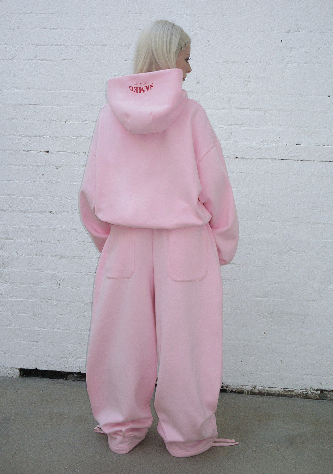 X-Rated Oversized Sweatpants Baby Pink – NAMED COLLECTIVE®