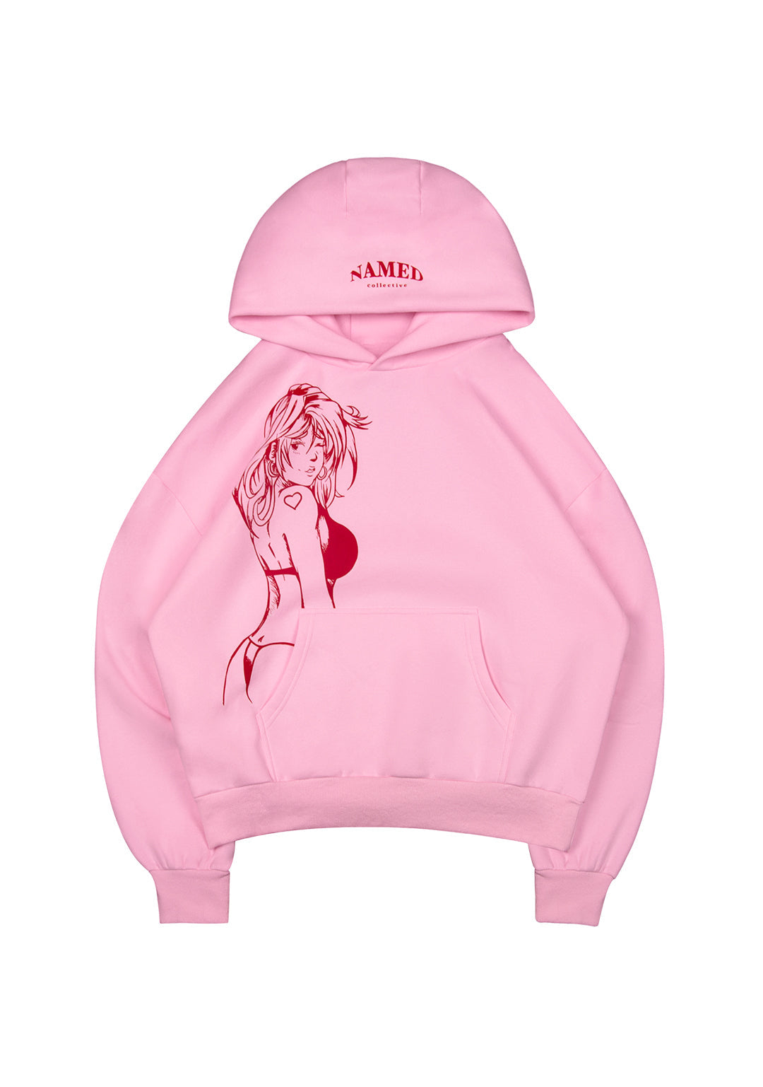 X-Rated Pullover Hoodie Baby Pink – NAMED COLLECTIVE®